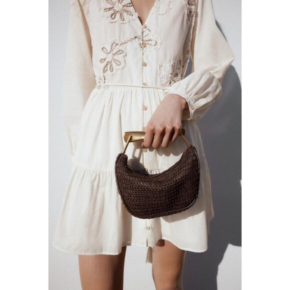 ZARA MINI BAG WITH METAL HANDLE - Picture 2 of 8